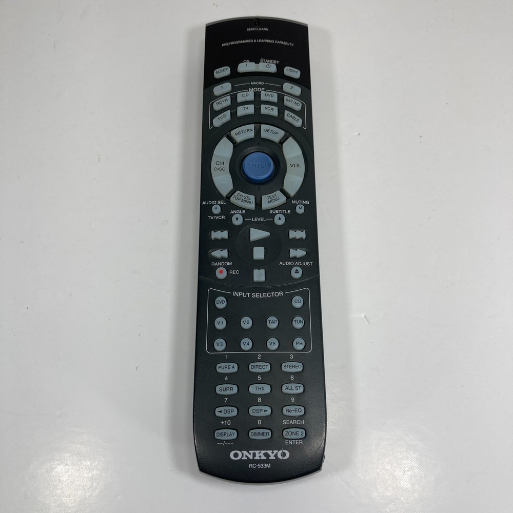 ONKYO RC-533m Remote Control Original OEM Genuine -‎ TESTED